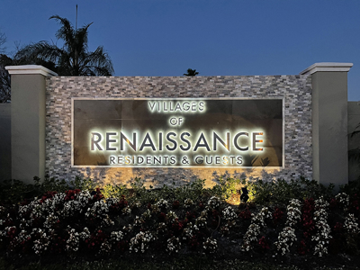 Renaissance Channel Letters Photo